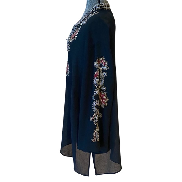 Bohemian beaded tunic. EUC - Picture 3 of 6